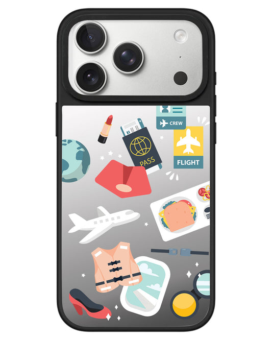 iPhone Mirror Grip - Stewardess and Flight Attendant