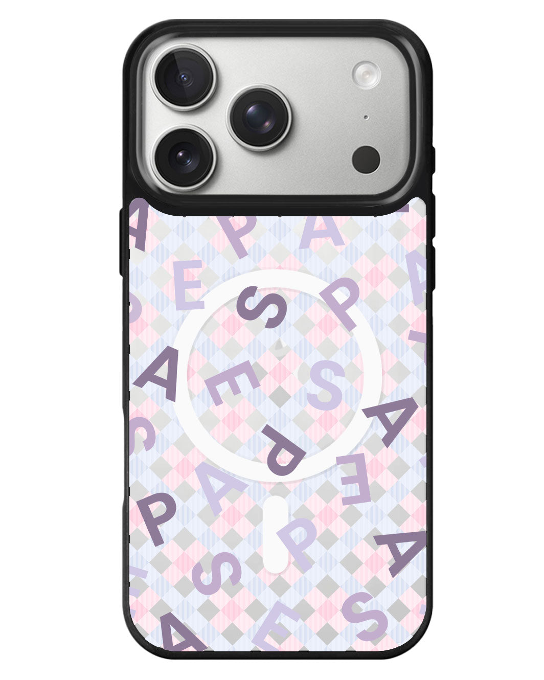 iPhone Rearguard MagSwap - Aespa Monogram