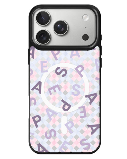 iPhone Rearguard MagSwap - Aespa Monogram