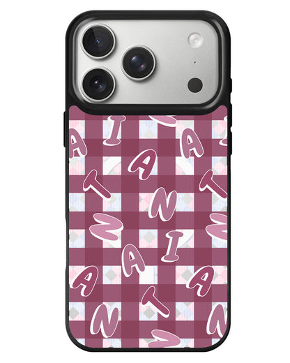 iPhone Rearguard MagSwap - Checkered Monogram 2.0