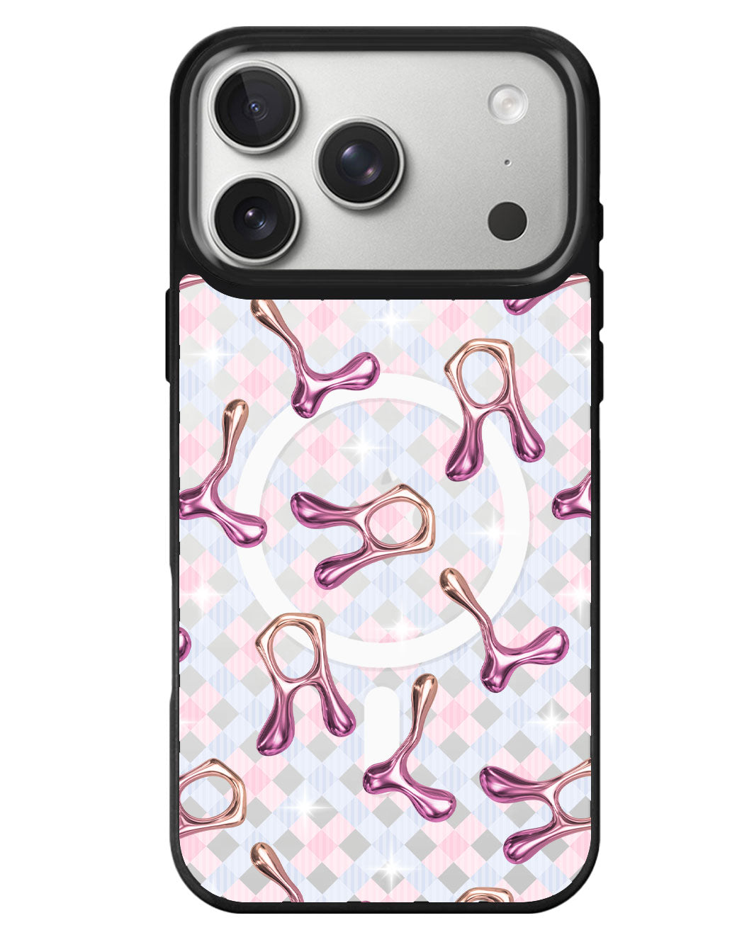 iPhone Rearguard MagSwap - Chrome Monogram 3.0