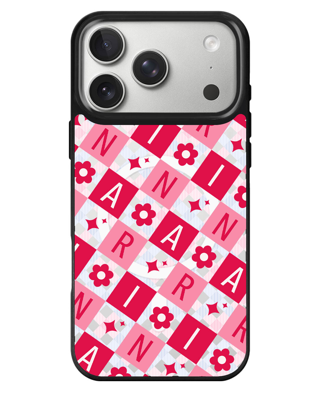 iPhone Rearguard MagSwap - Flower Grid Monogram 1.0