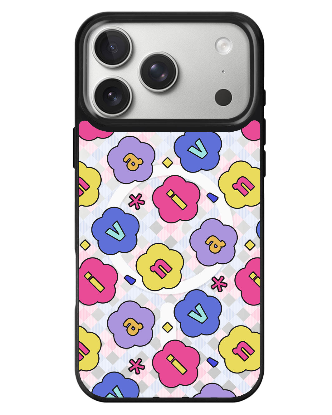iPhone Rearguard MagSwap - Flower Petals Monogram 2.0