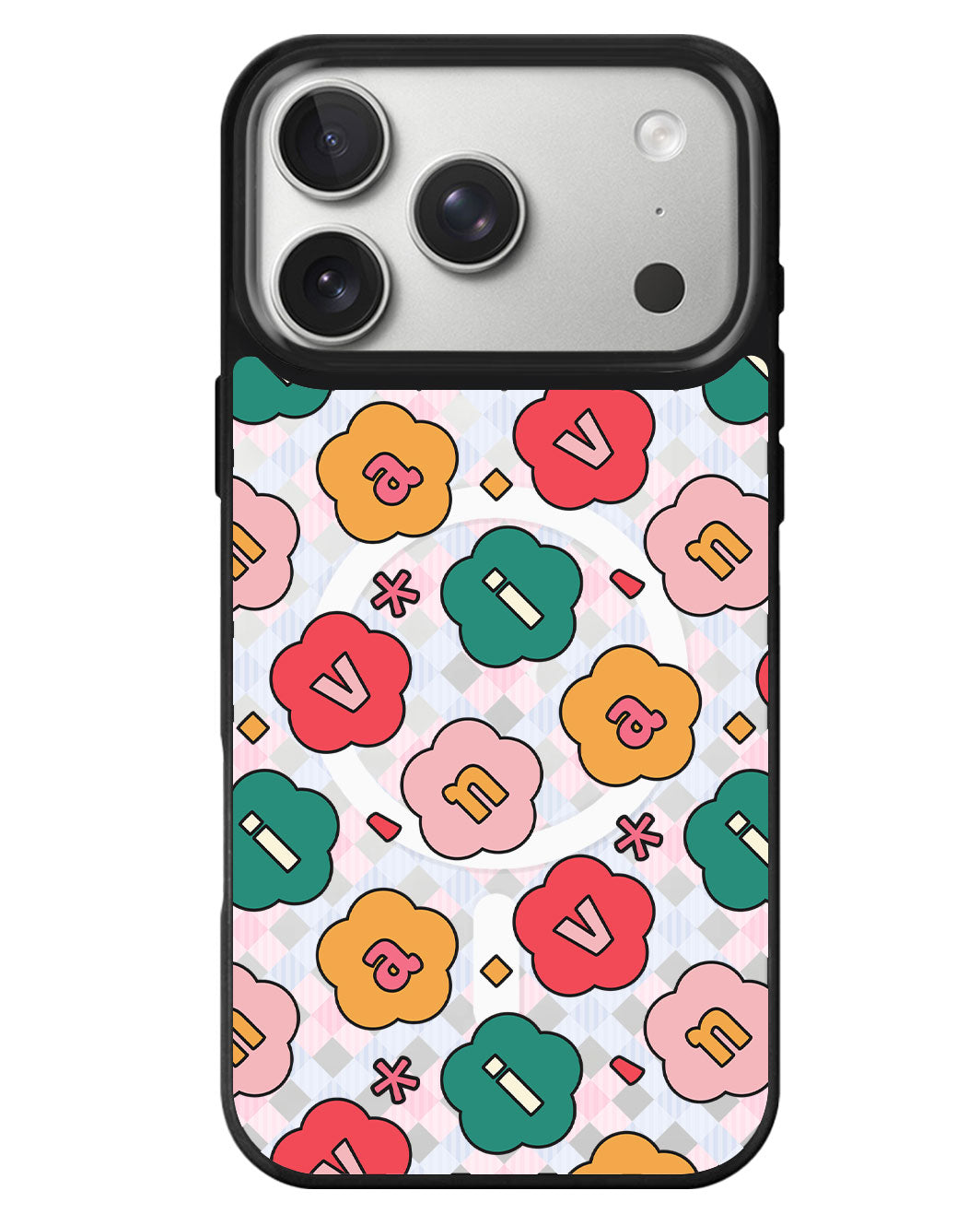 iPhone Rearguard MagSwap - Flower Petals Monogram 3.0