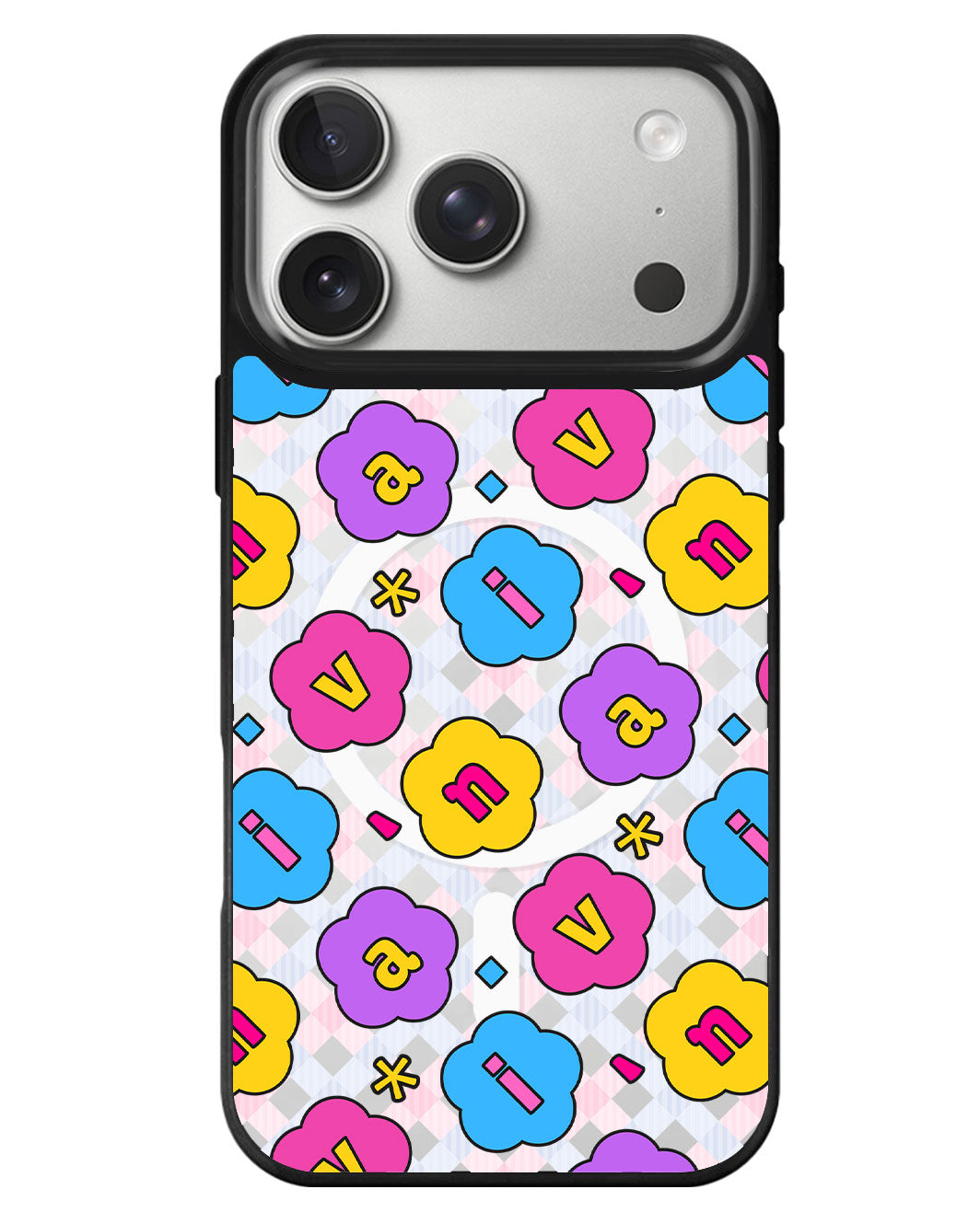 iPhone Rearguard MagSwap - Flower Petals Monogram 4.0