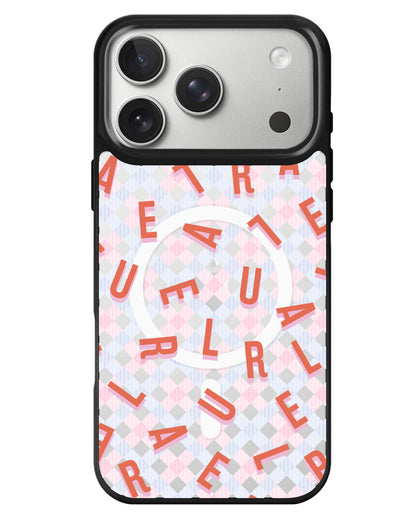 iPhone Rearguard MagSwap - Monogram 1.0 Coral
