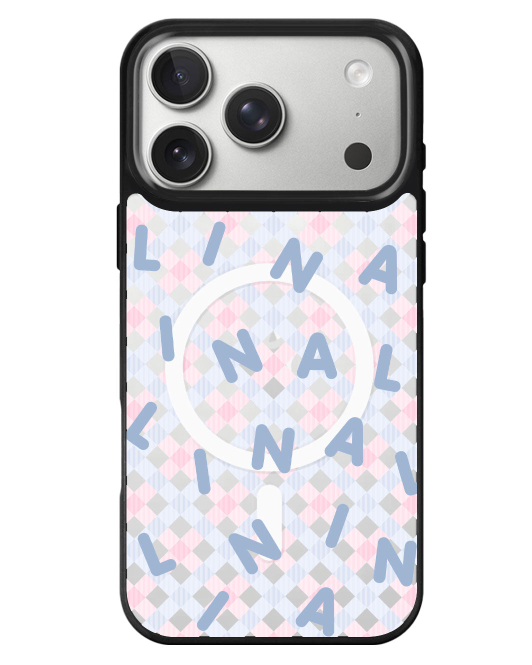 iPhone Rearguard MagSwap - Monogram 2.0 Blue