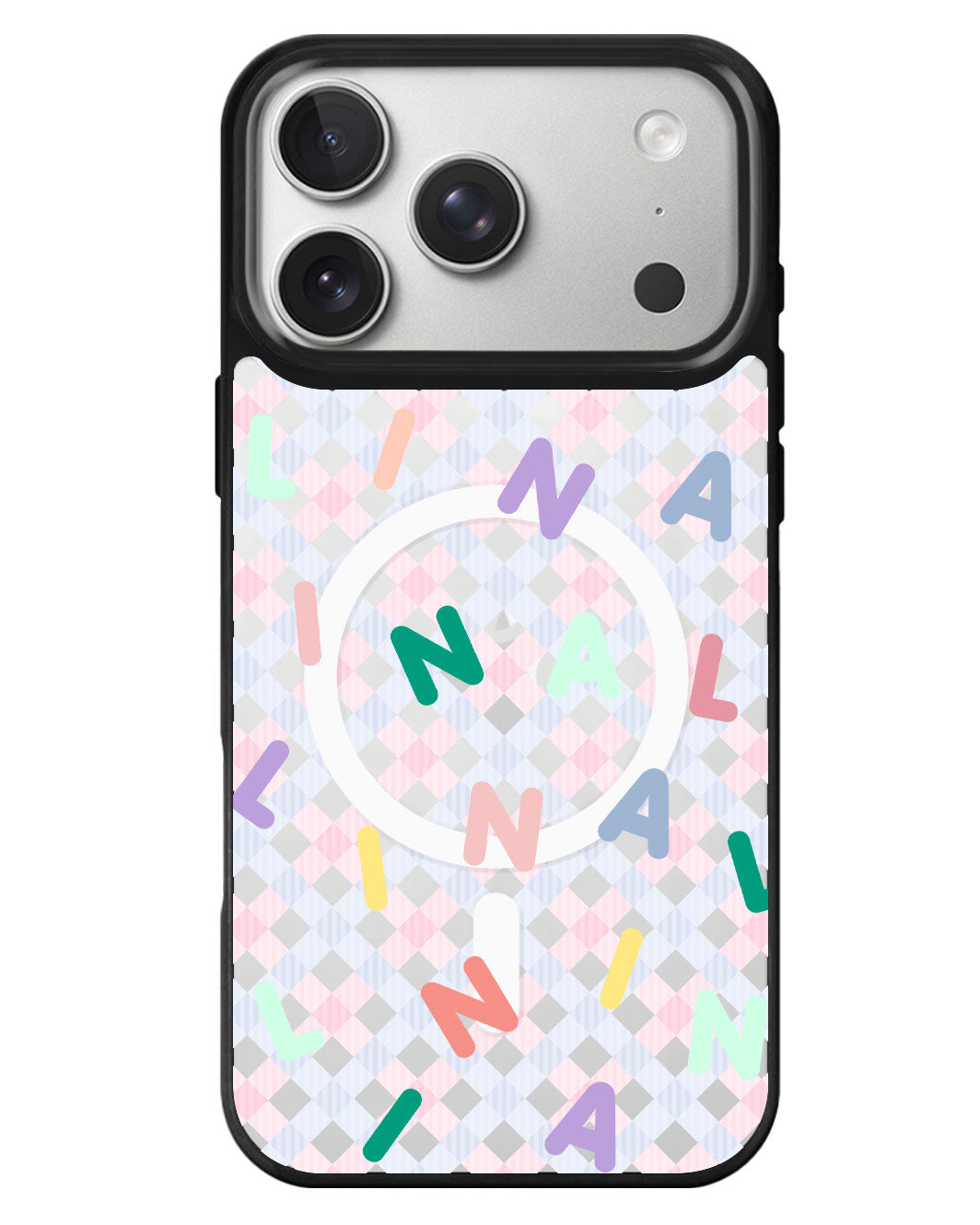 iPhone Rearguard MagSwap - Monogram 2.0 Rainbow