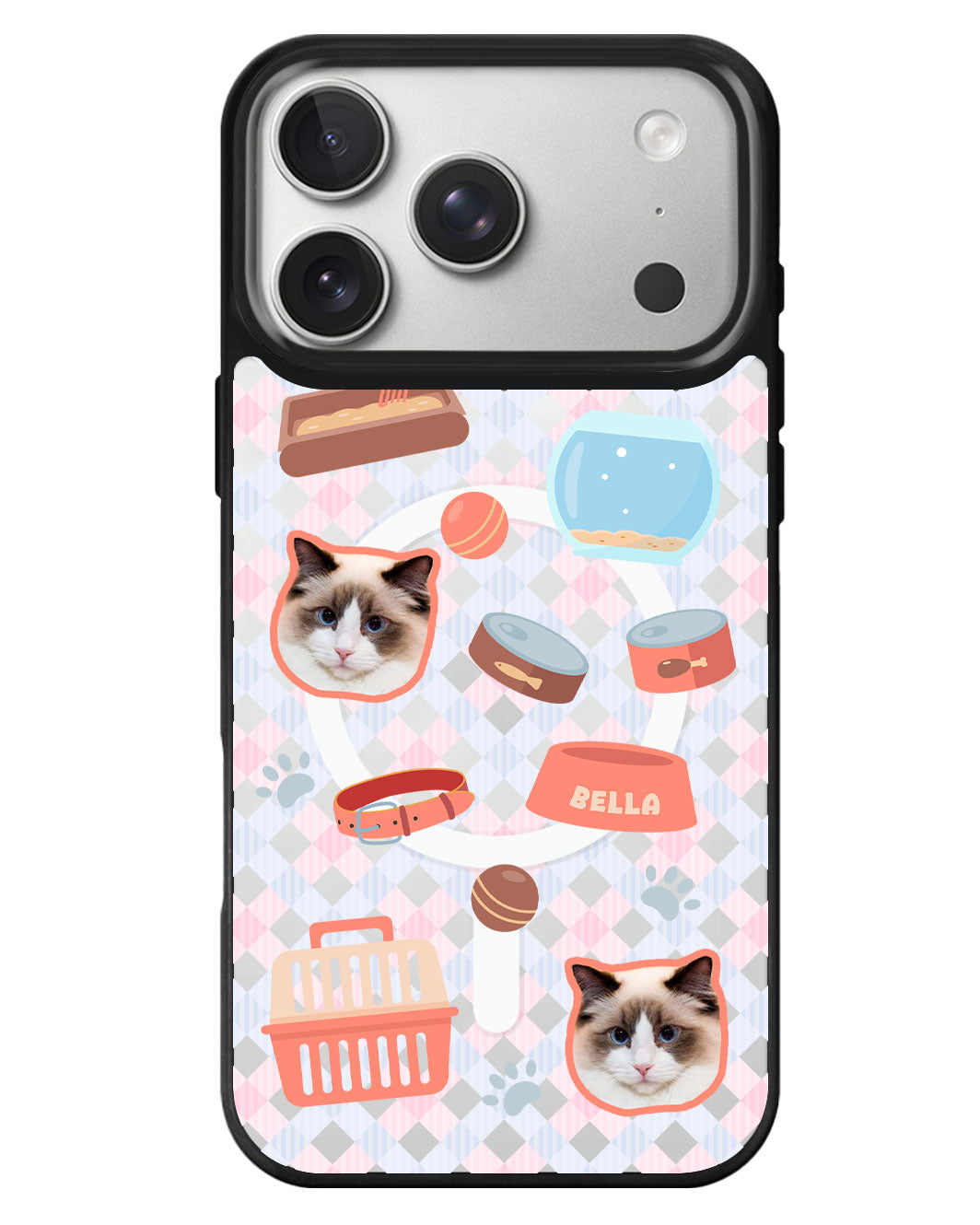 iPhone Rearguard MagSwap - Pet Grid Kitty Cozy Corner
