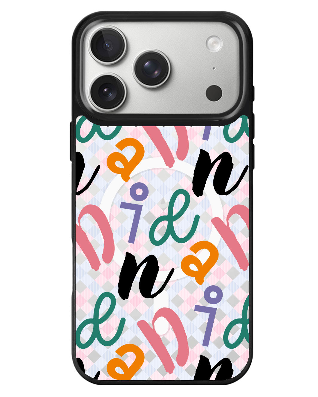 iPhone Rearguard MagSwap - Playful Monogram 3.0