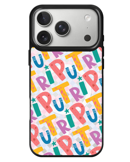 iPhone Rearguard MagSwap - Playful Monogram 4.0