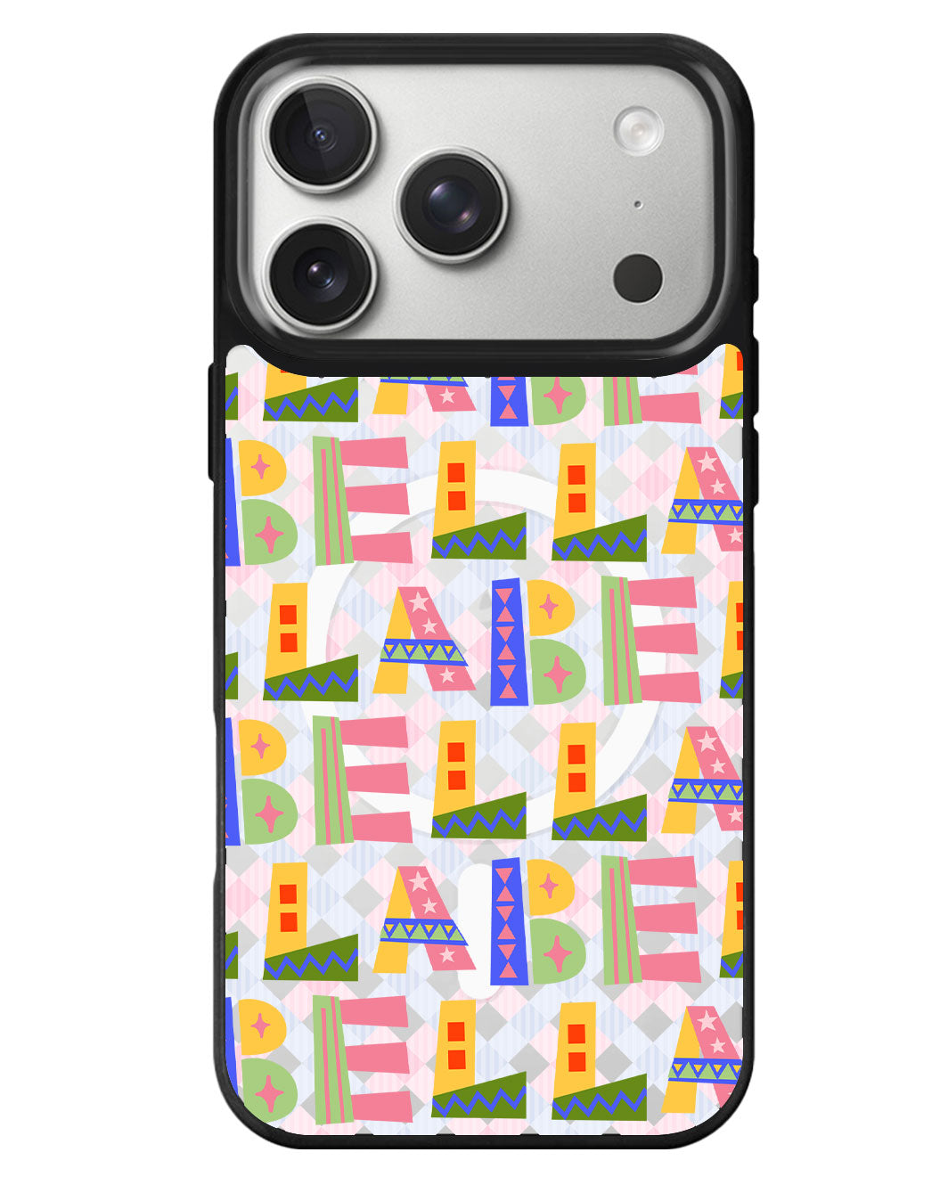 iPhone Rearguard MagSwap - Playful Monogram 5.0