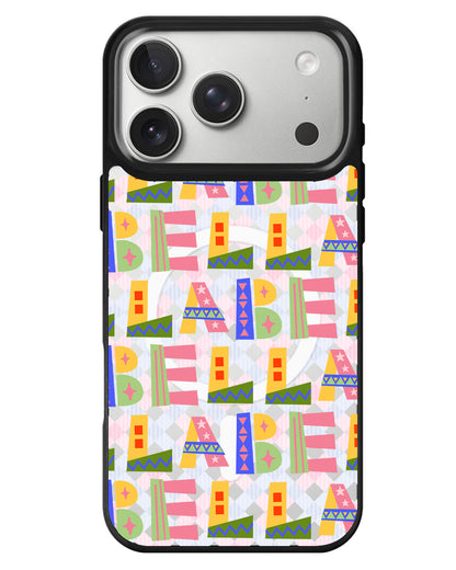 iPhone Rearguard MagSwap - Playful Monogram 5.0