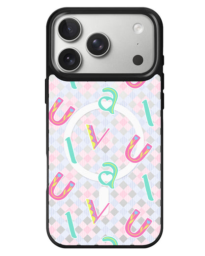 iPhone Rearguard MagSwap - Playful Monogram 6.0