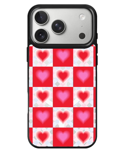 iPhone Rearguard MagSwap - Love Checkered