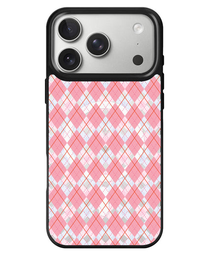 iPhone Rearguard MagSwap - Pink Argyle
