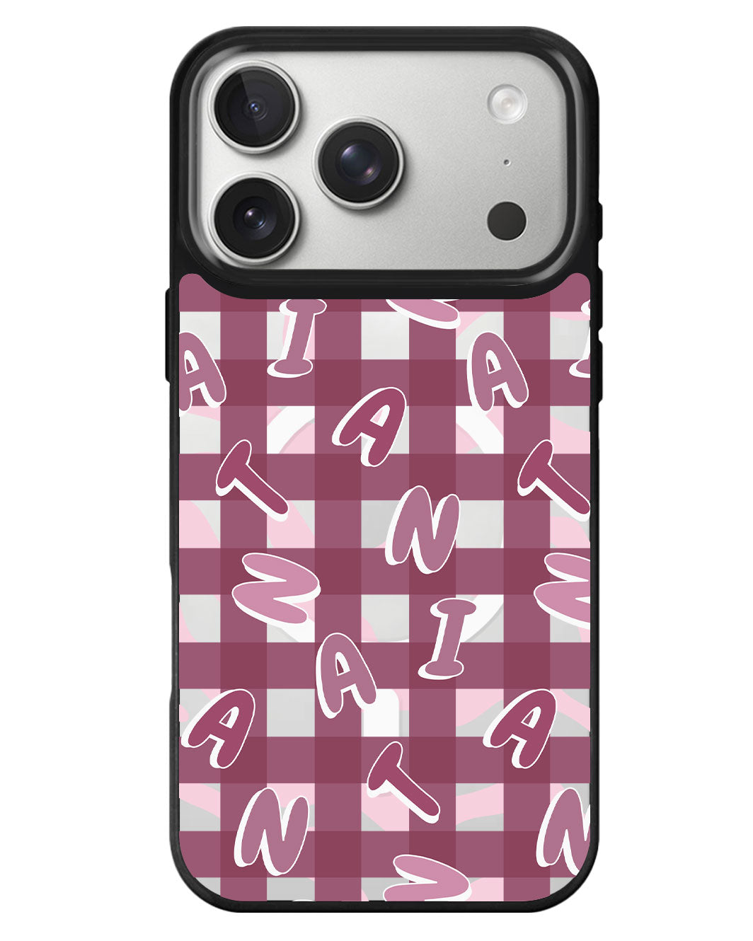 iPhone Rearguard MagSwap - Checkered Monogram 2.0