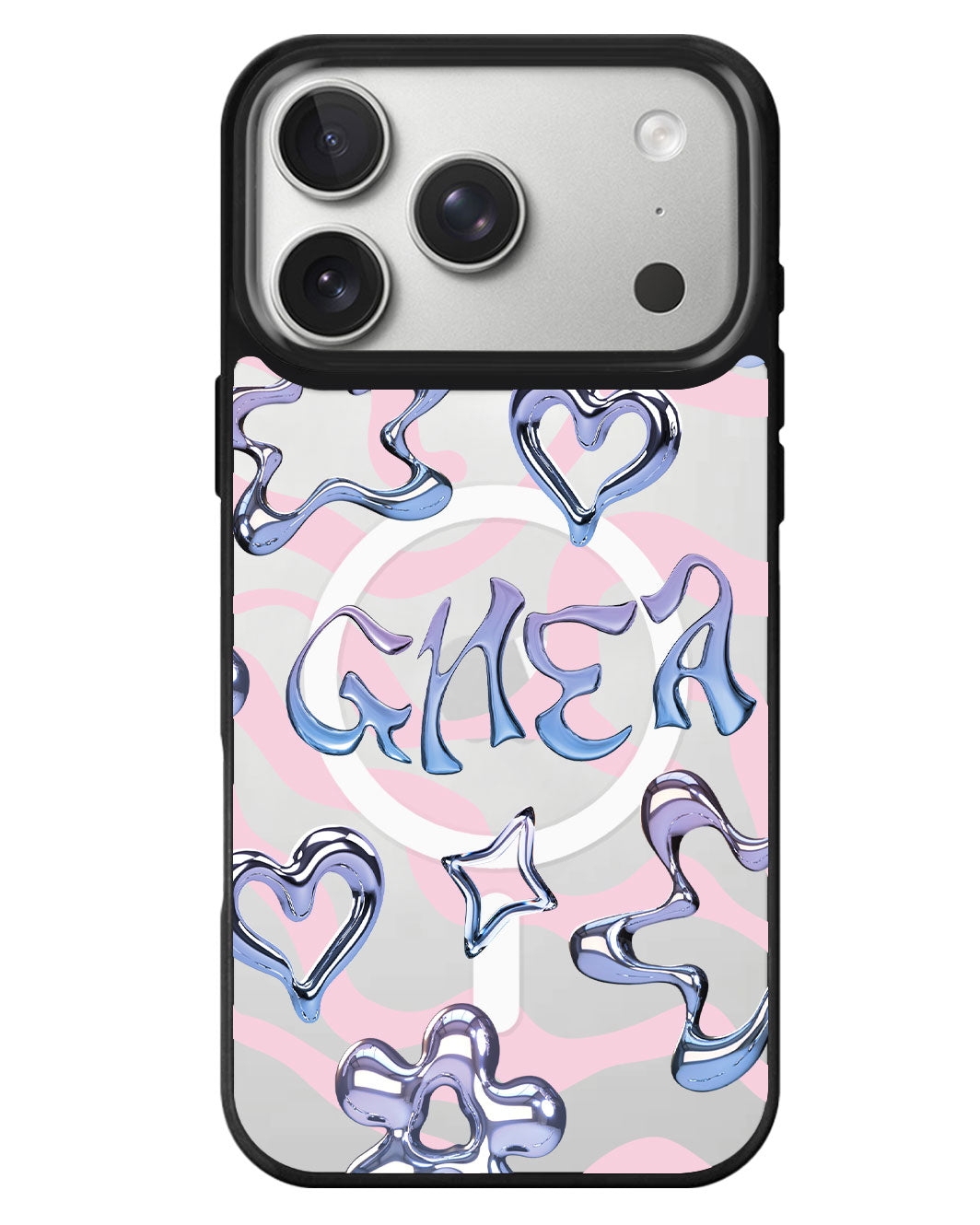 iPhone Rearguard MagSwap - Chrome Monogram 1.0