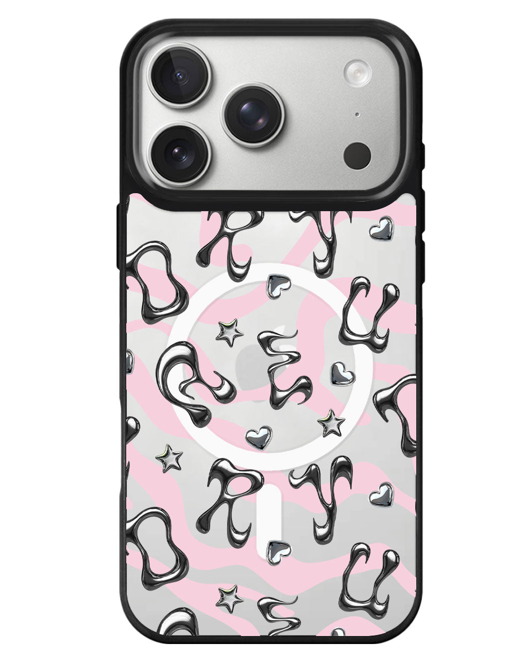 iPhone Rearguard MagSwap - Chrome Monogram 2.0