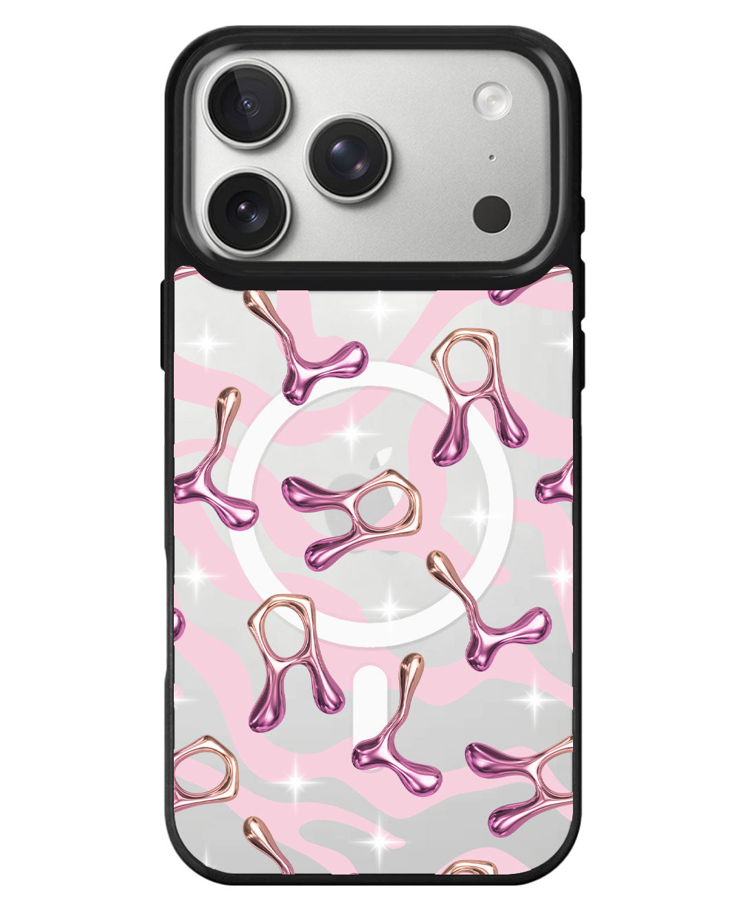 iPhone Rearguard MagSwap - Chrome Monogram 3.0