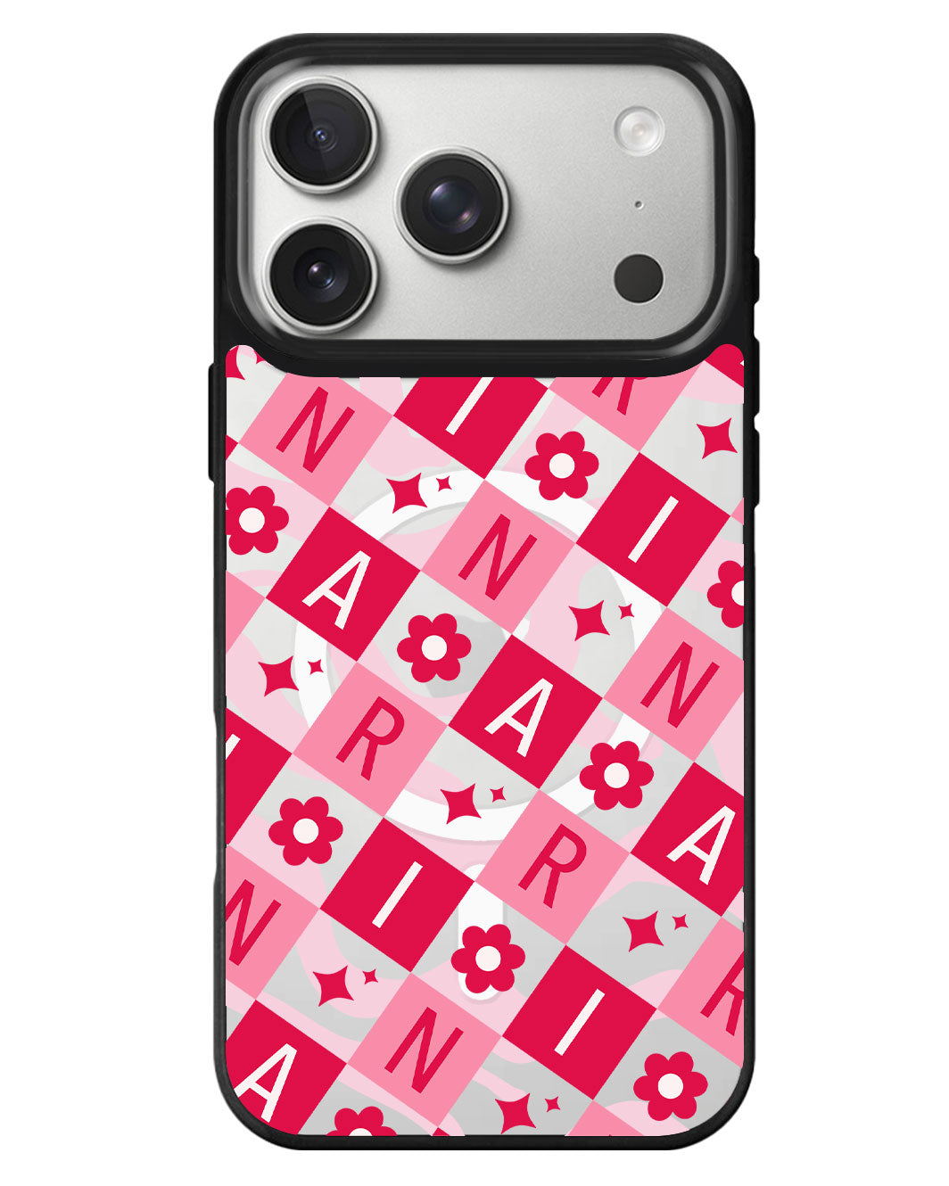 iPhone Rearguard MagSwap - Flower Grid Monogram 1.0