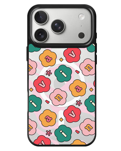 iPhone Rearguard MagSwap - Flower Petals Monogram 3.0