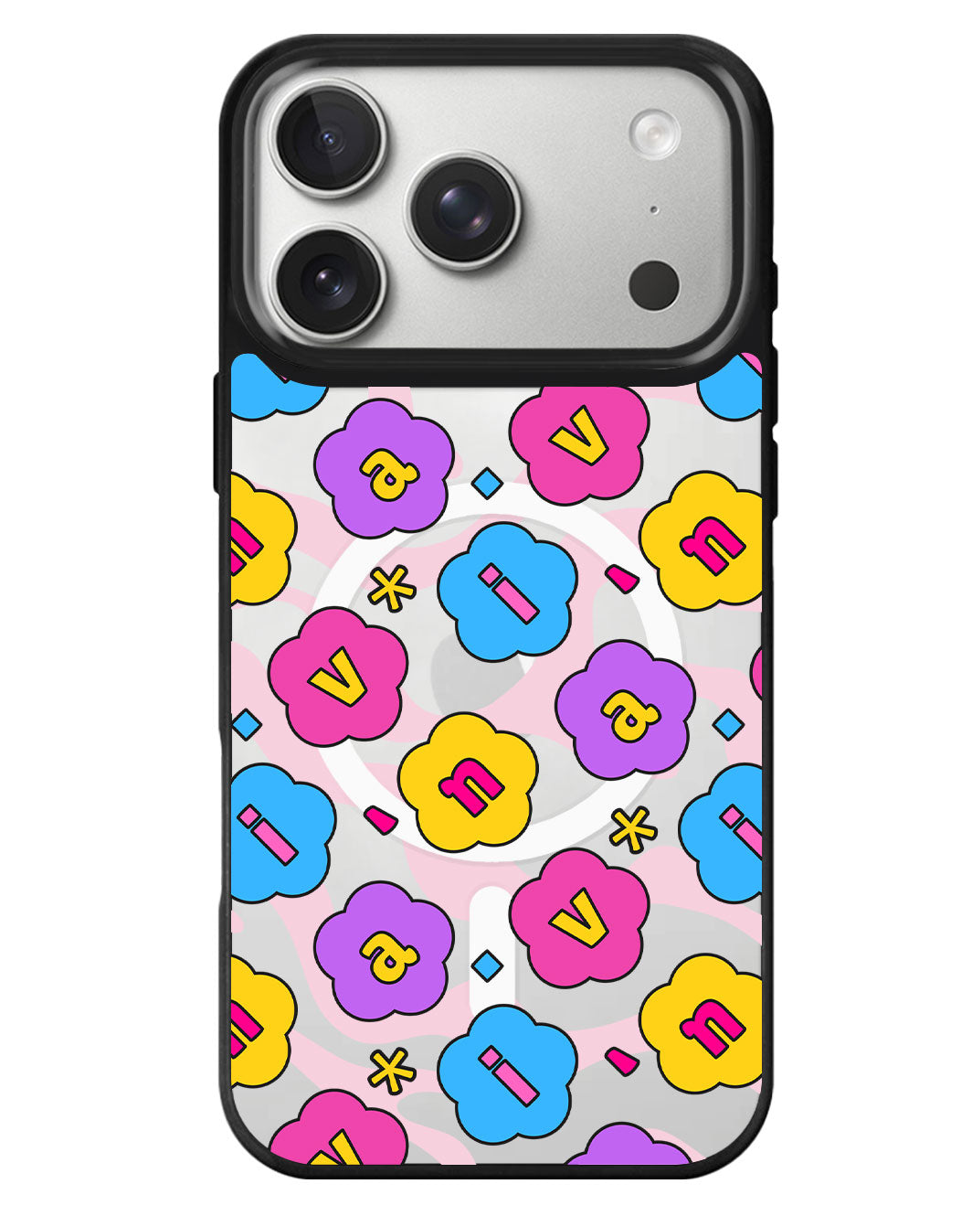iPhone Rearguard MagSwap - Flower Petals Monogram 4.0