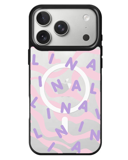 iPhone Rearguard MagSwap - Monogram 2.0 Ungu