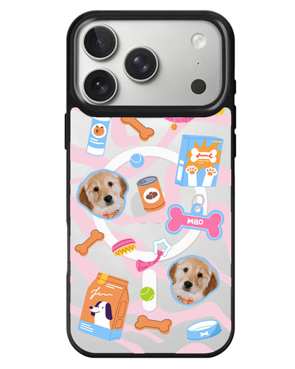 iPhone Rearguard MagSwap - Pet Grid Puppy Sweet Treats