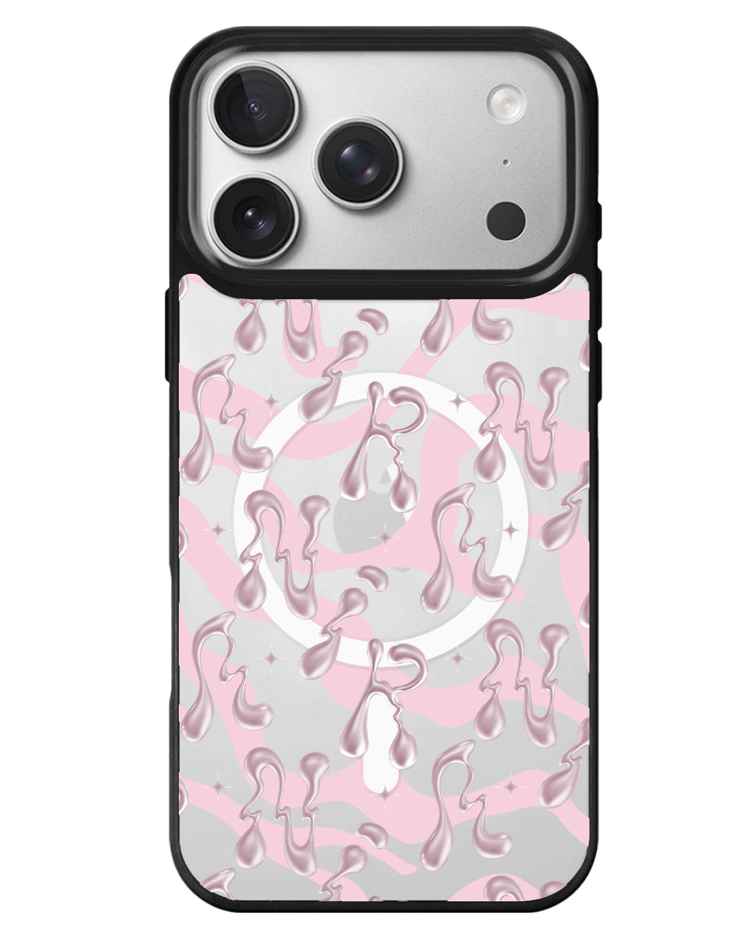 iPhone Rearguard MagSwap - Pink Chrome Monogram 2.0