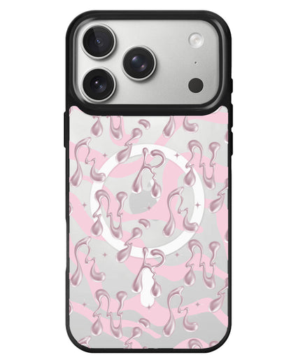 iPhone Rearguard MagSwap - Pink Chrome Monogram 2.0
