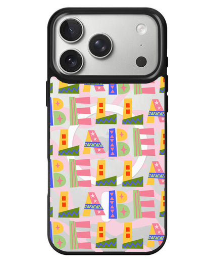 iPhone Rearguard MagSwap - Playful Monogram 5.0