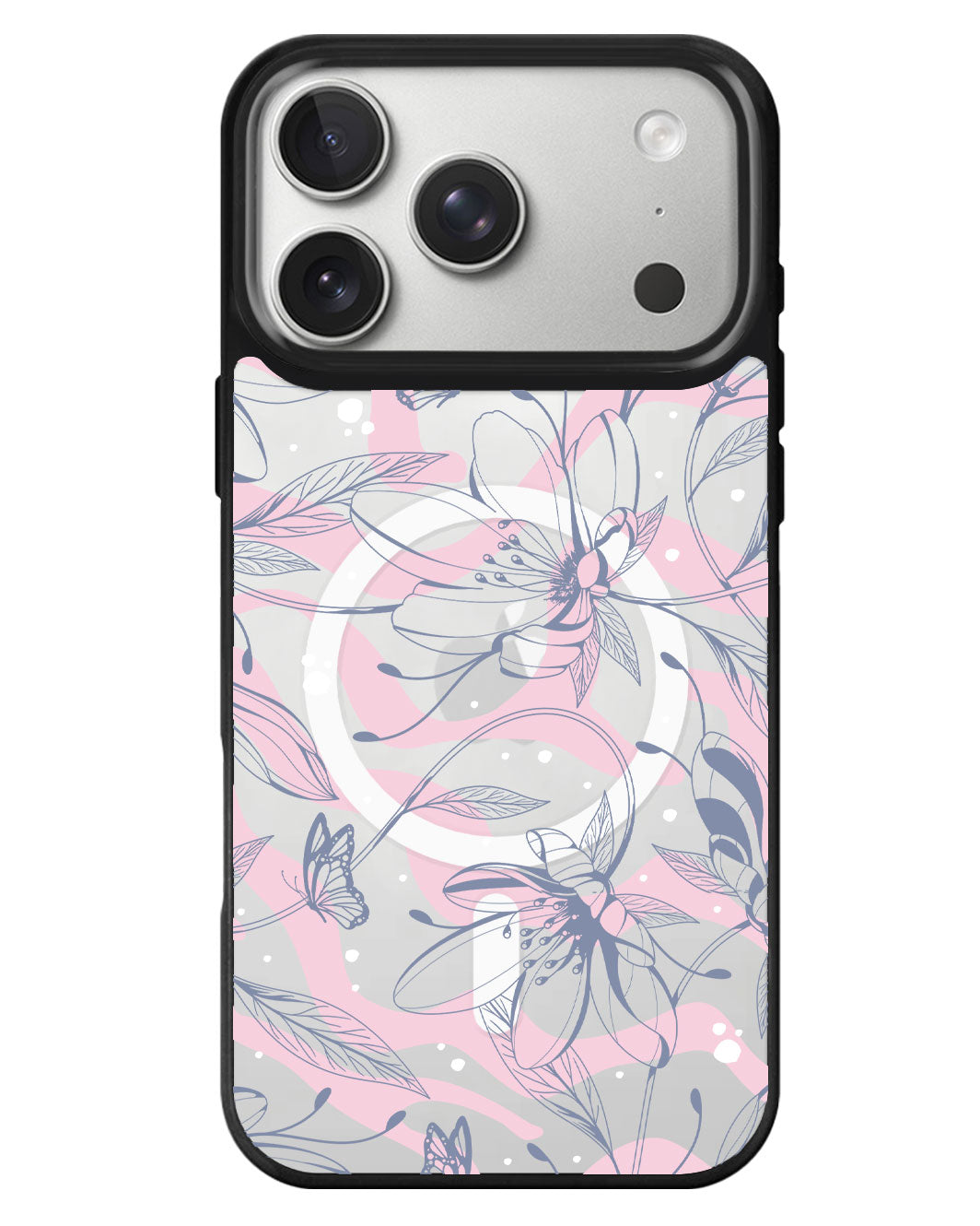 iPhone Rearguard MagSwap - Sketchy Flower & Butterfly 2.0