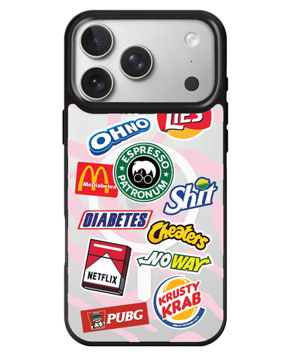 iPhone Rearguard MagSwap - Food Parody
