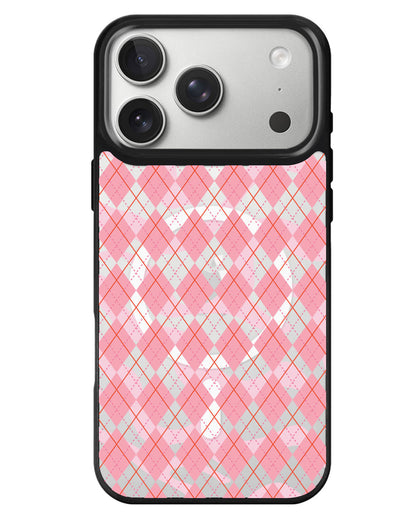 iPhone Rearguard MagSwap - Pink Argyle