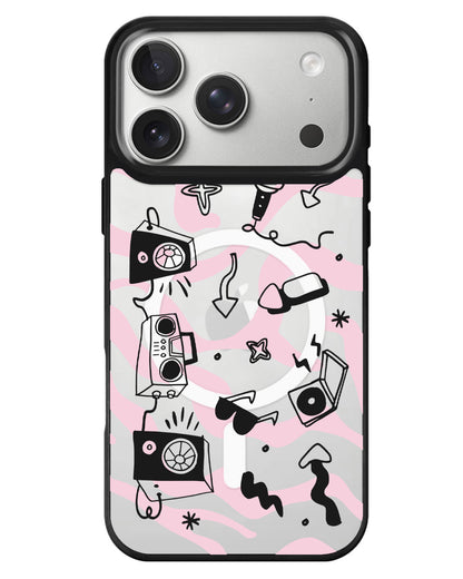iPhone Rearguard MagSwap - Rock N Roll Black