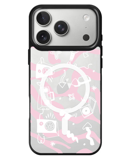 iPhone Rearguard MagSwap - Rock N Roll White
