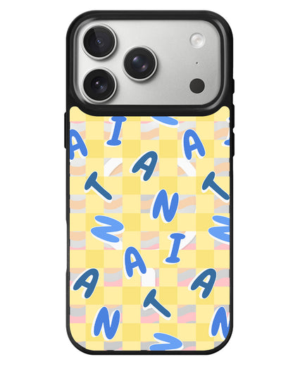 iPhone Rearguard MagSwap - Checkered Monogram 3.0