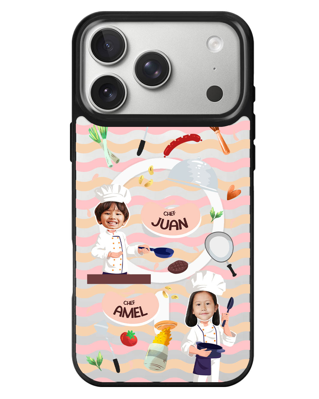 iPhone Rearguard MagSwap - Face Grid Dream Chef
