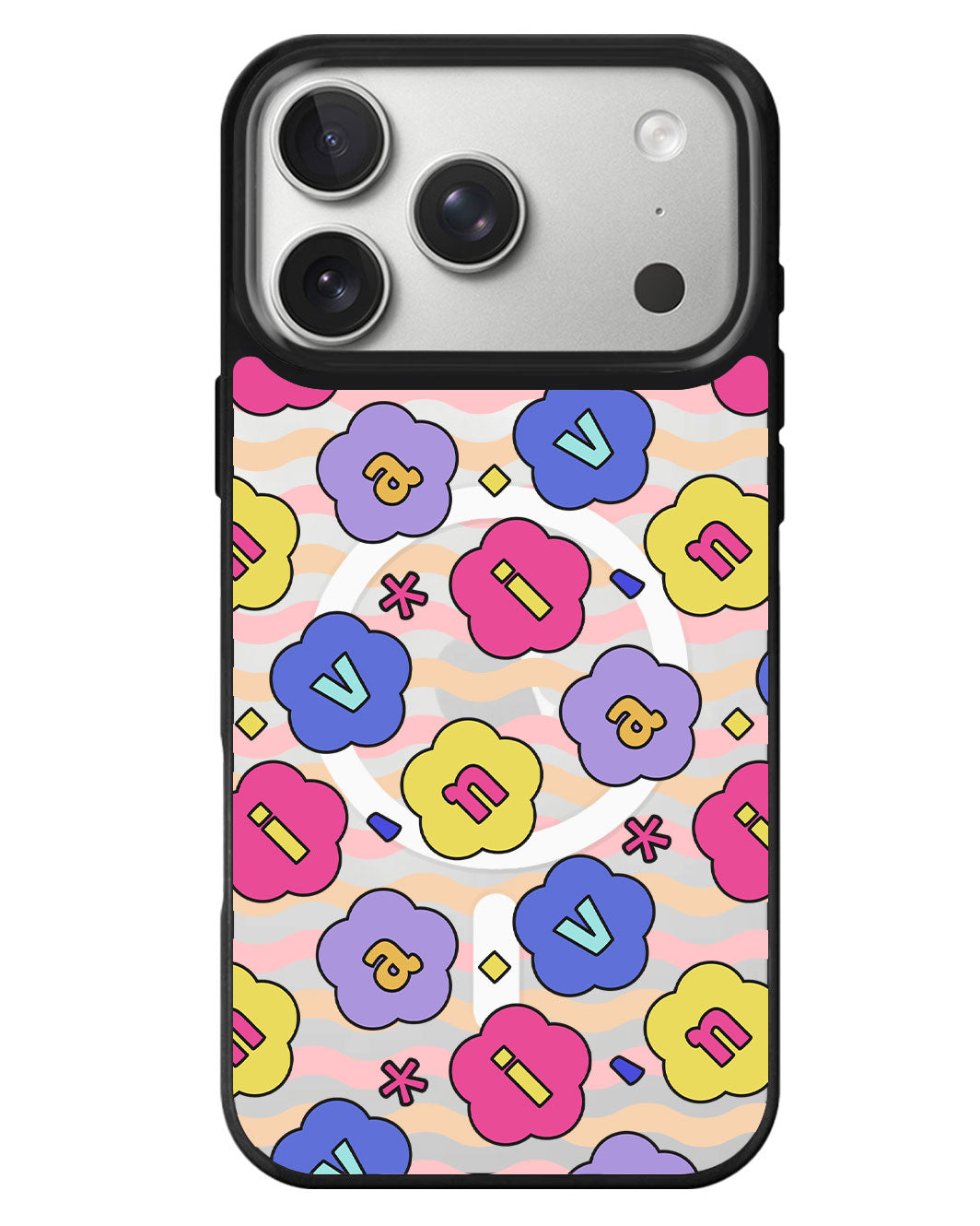 iPhone Rearguard MagSwap - Flower Petals Monogram 2.0