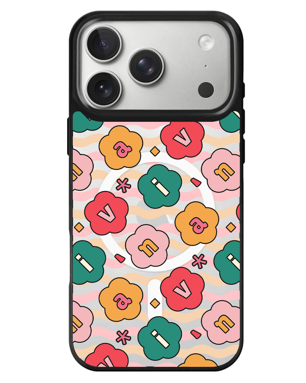 iPhone Rearguard MagSwap - Flower Petals Monogram 3.0