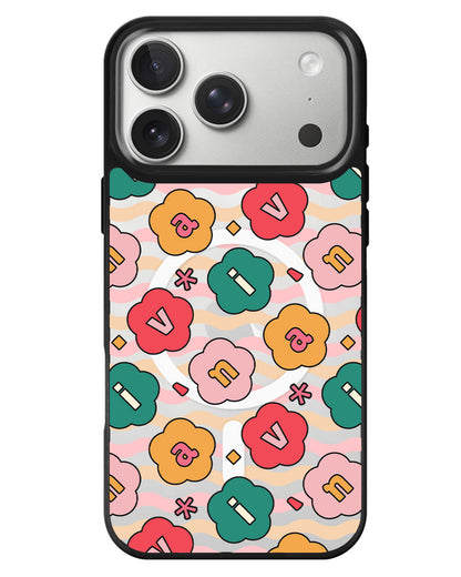 iPhone Rearguard MagSwap - Flower Petals Monogram 3.0
