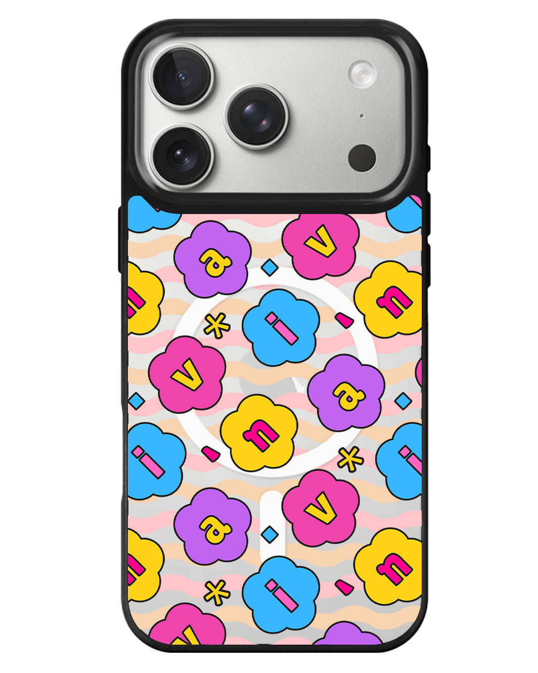 iPhone Rearguard MagSwap - Flower Petals Monogram 4.0