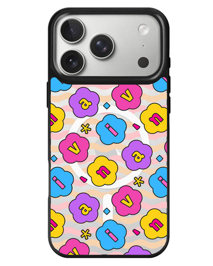 iPhone Rearguard MagSwap - Flower Petals Monogram 4.0