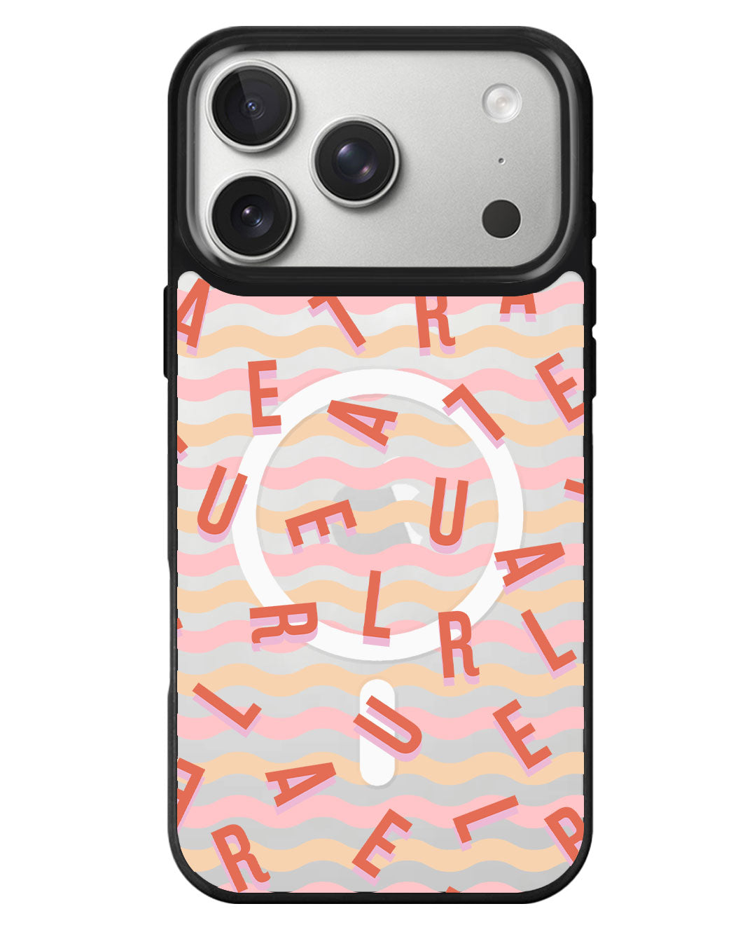 iPhone Rearguard MagSwap - Monogram 1.0 Coral