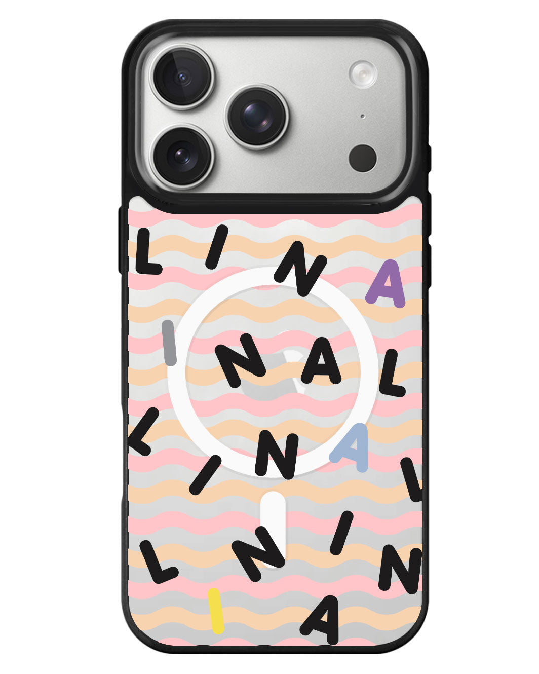 iPhone Rearguard MagSwap - Monogram 2.0 Hitam