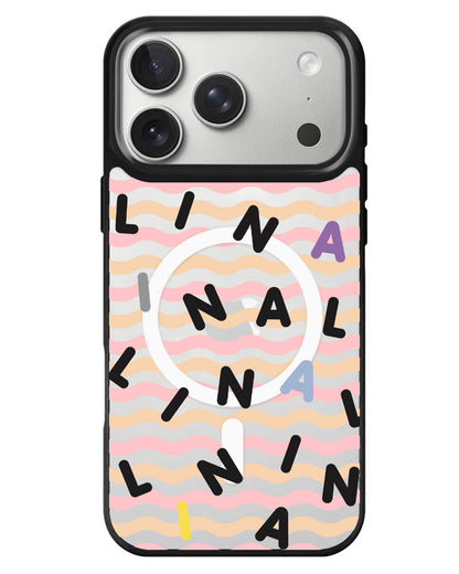 iPhone Rearguard MagSwap - Monogram 2.0 Hitam