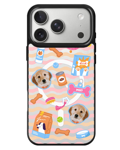 iPhone Rearguard MagSwap - Pet Grid Puppy Sweet Treats