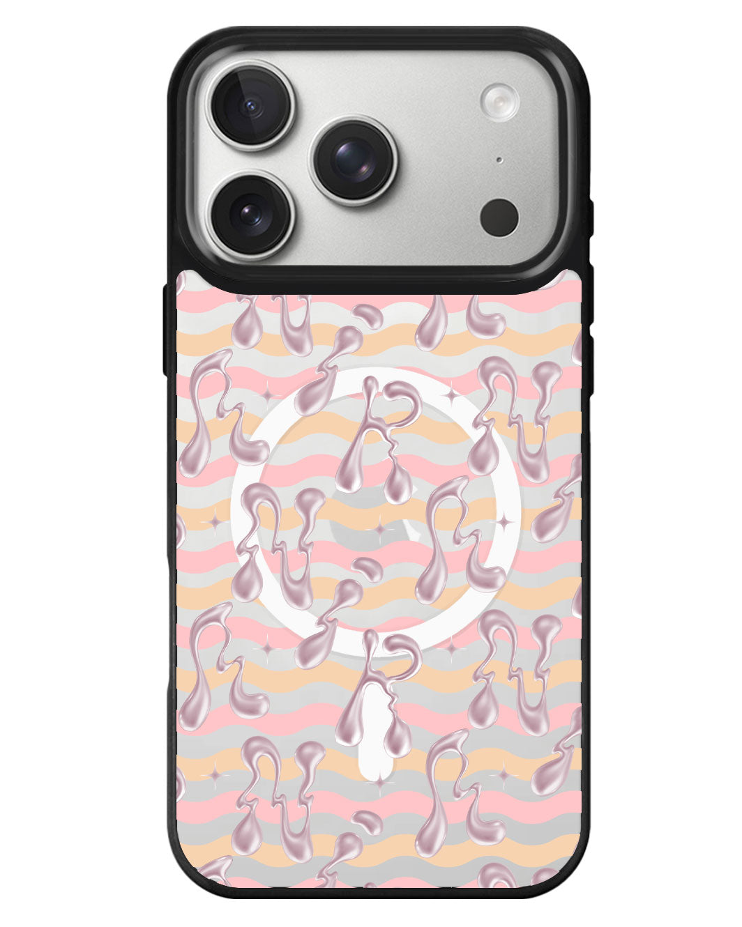 iPhone Rearguard MagSwap - Pink Chrome Monogram 2.0