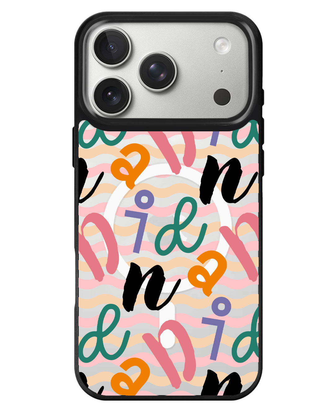 iPhone Rearguard MagSwap - Playful Monogram 3.0
